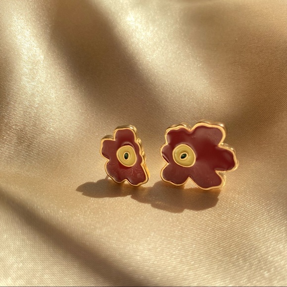 Last Pair💕Star Earrings Rhinestone Pearl - Picture 4 of 4